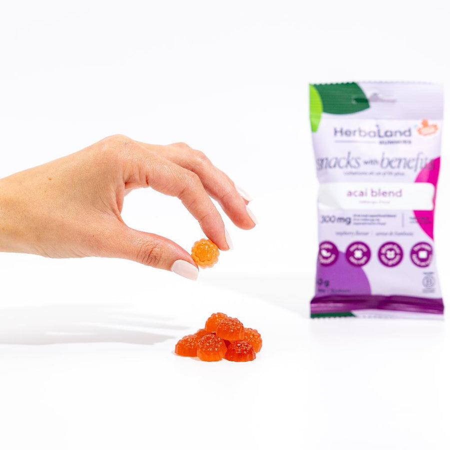 Herbaland Gummies - Acai Blend Snacks with Benefits